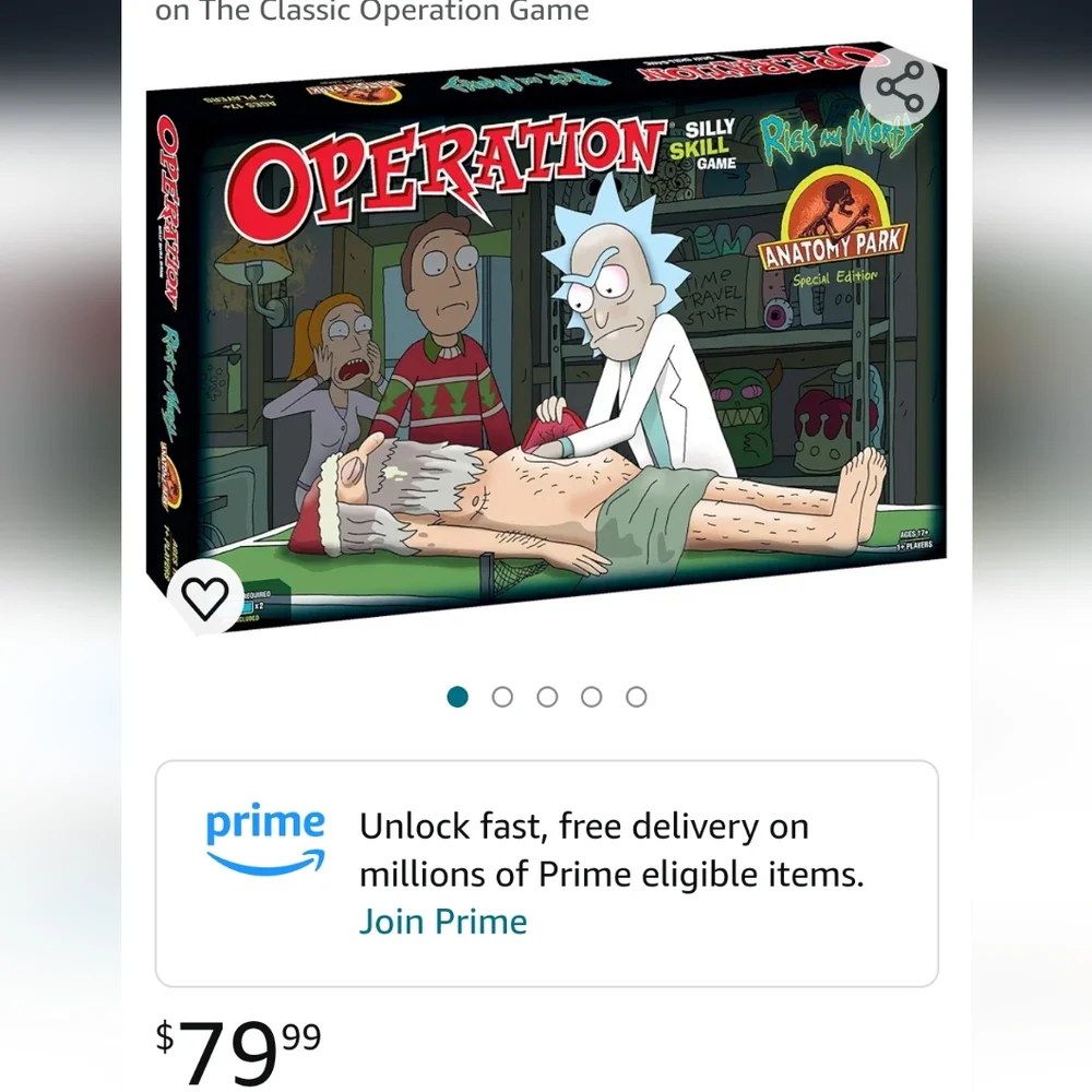 Rick and Morty Anatomy Park Special Edition Game - Multicolor